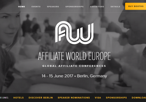 AWE Berlin 2017 is around the corner! Does it make sense to attend affiliate conferences?
